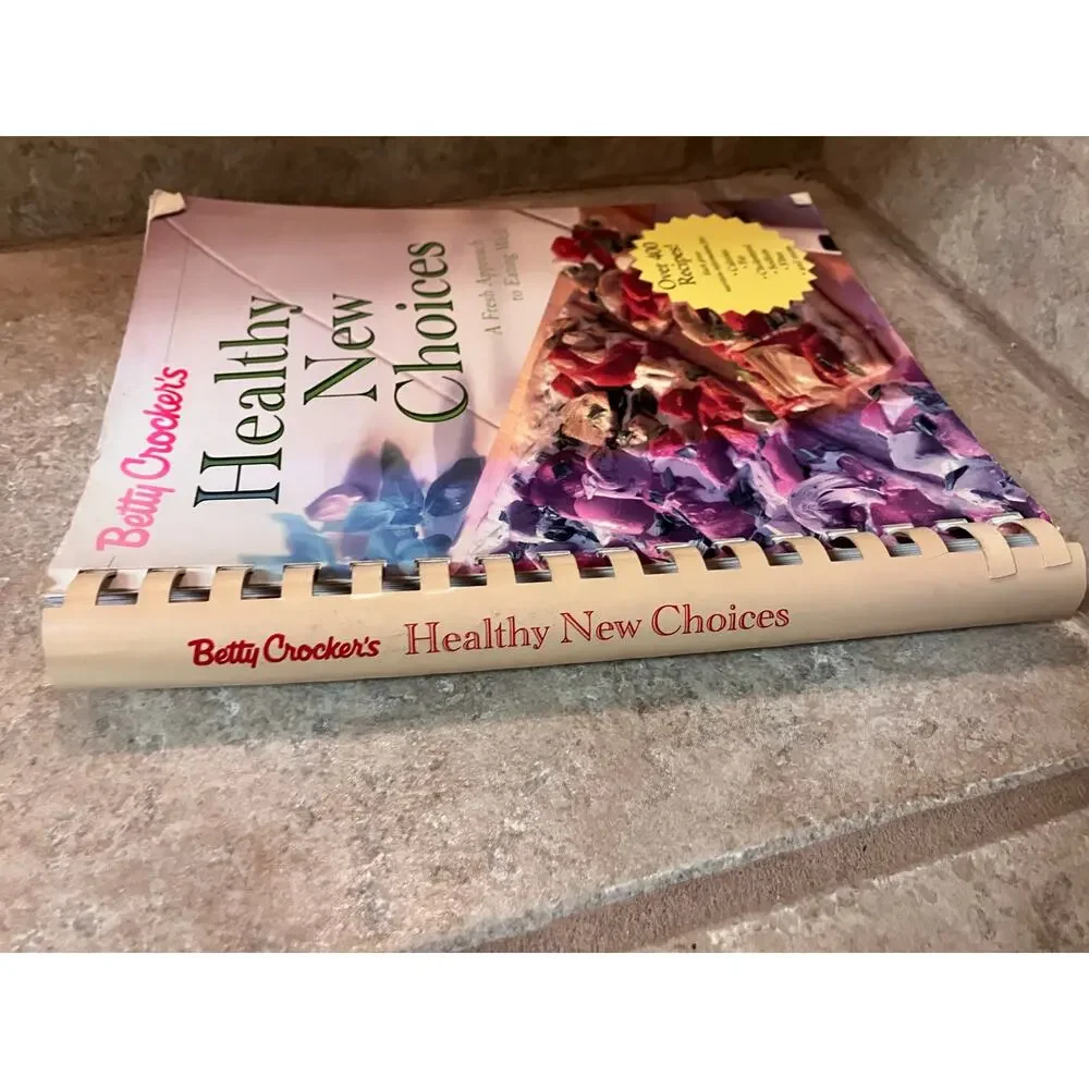 Vtg Betty Crockers Healthy New Choices Cookbook 400 Recipes First Edition Spiral